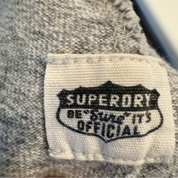 Superdry Men’s Heavy Cotton Henley Shirt 3 Button Sz US 2XL (Runs Small) - Picture 12 of 12